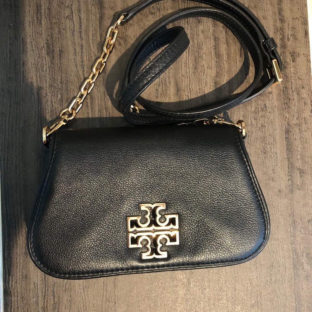 Tory Burch Britten Mini Logo leather bag